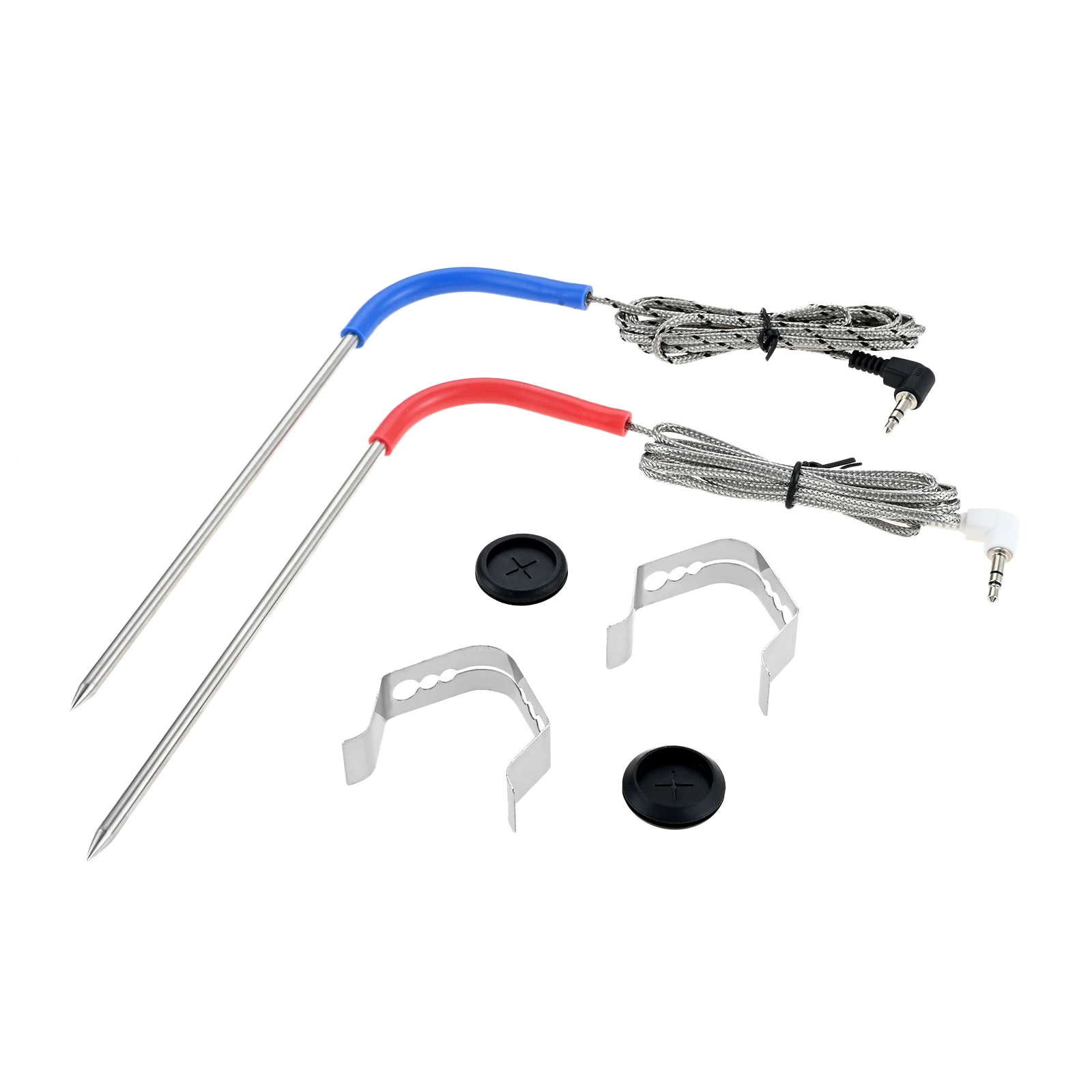 

2 шт. 3,5 мм штекерный термометр, зонд для мяса, подходит для Traeger Pellet Grill, температурные зонды, замена для курильщика, аксессуары для температуры