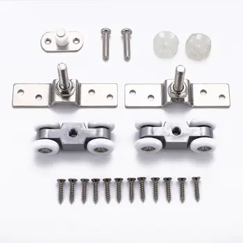 滑動門雙向緩衝阻尼器吊軌吊輪廚房實木吊門滑動門導軌滑軌 8 最佳銷售 滑動門輪 - №7