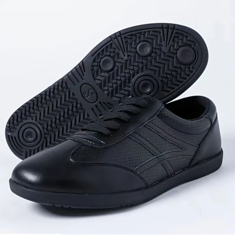 

Дизайнерская брендовая традиционная обувь для кунг-фу, износостойкая мужская обувь для тренировок по боевым искусствам, носимая обувь для тхэквондо для мужчин