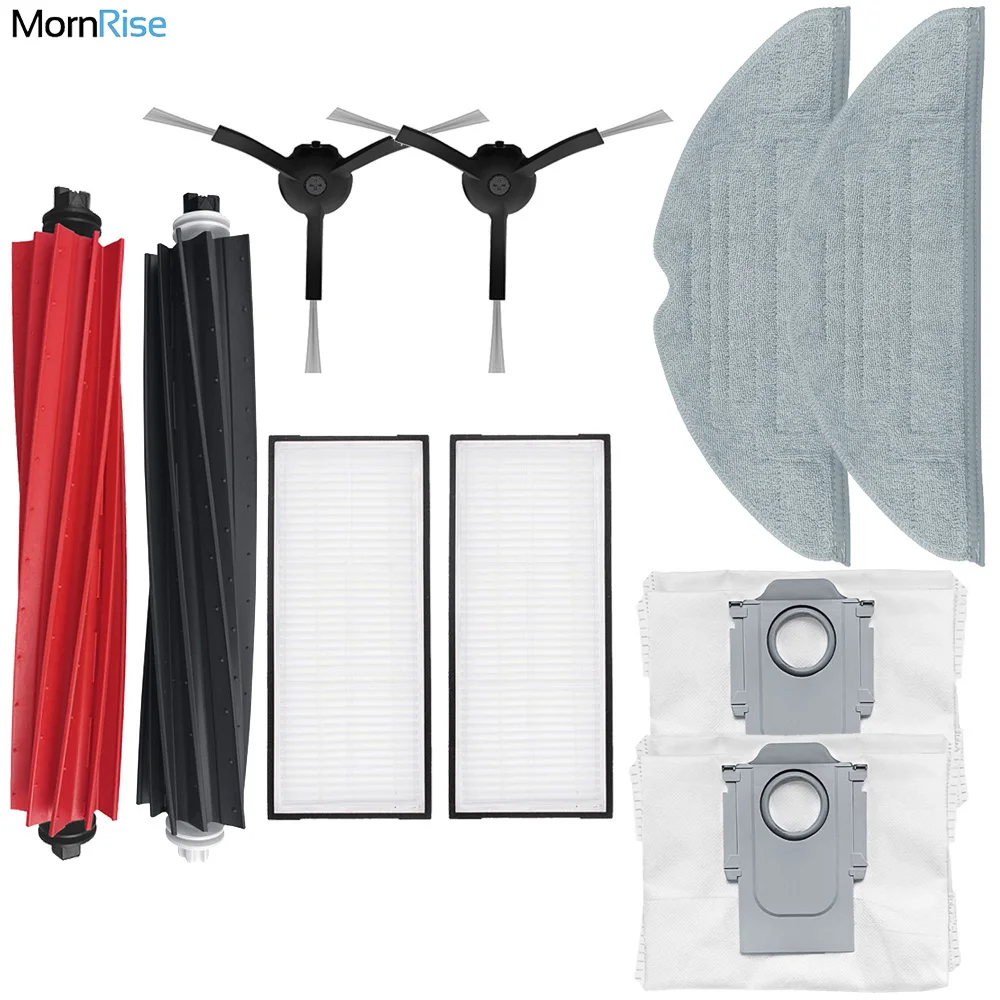 For Roborock S8 / S8+ / S8 Pro Ultra Accessories Vacuum Cleaner Spare Parts Replacement Kit Roller Brush HEPA Filter Mop Pad