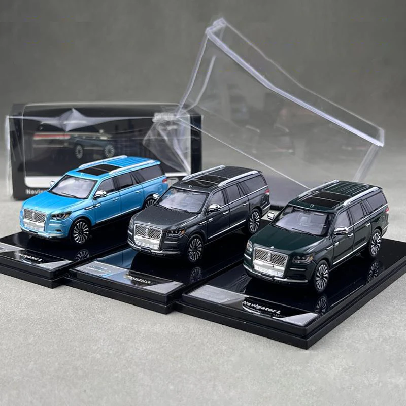 

GCD 1:64 Lincoln Navigator, легкосплавный автомобиль, литье под давлением и игрушечный транспорт, модель автомобиля, миниатюрная масштабная модель автомобиля, игрушки для детей