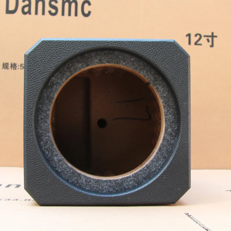 

2025 hot sale Car passive subwoofer box 12 inch empty wood honeycomb sealed horn leather cas