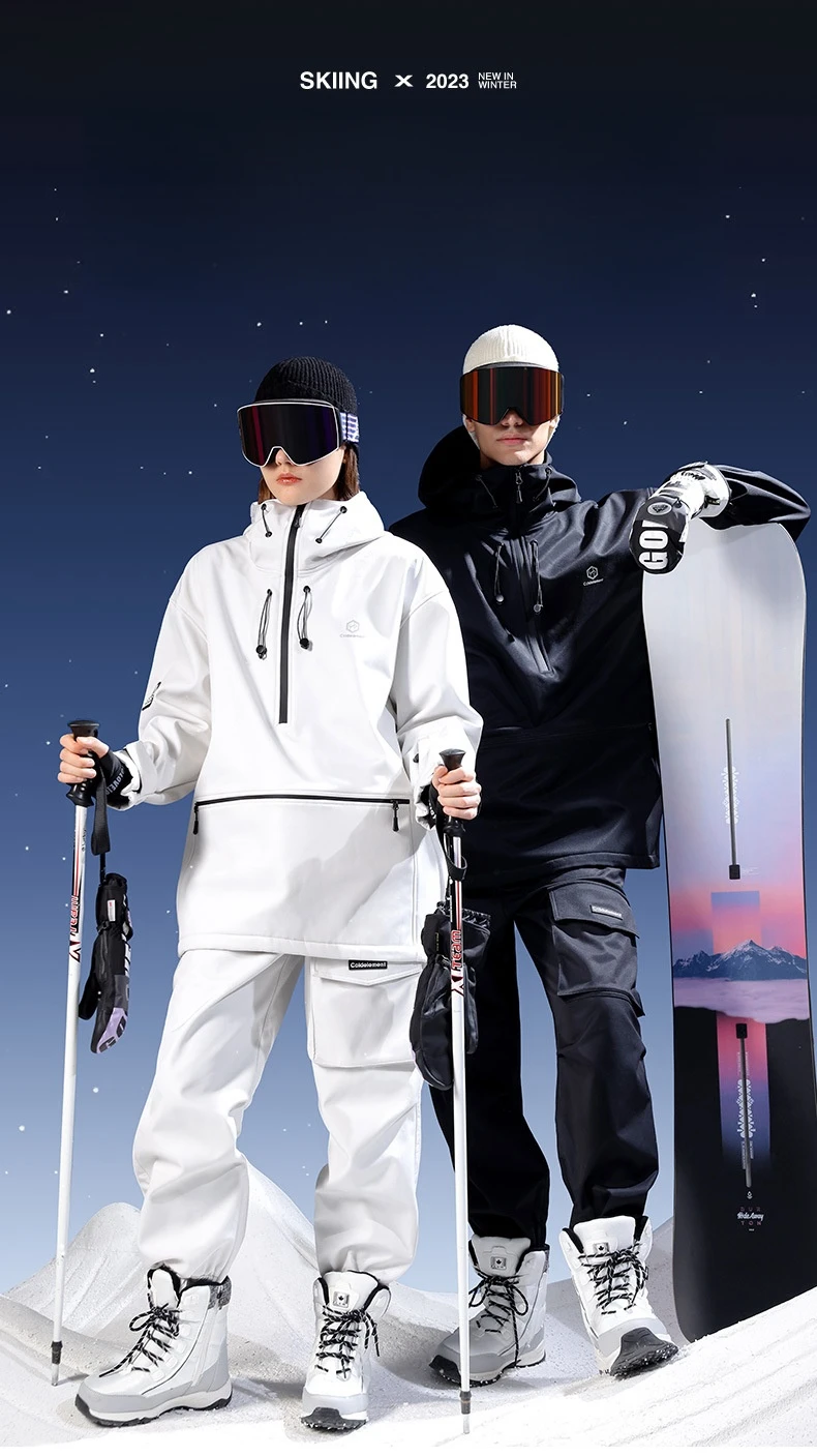 Men and Women's Snow Ski Suit, Snowboard Wear, Skiing, Outdoor Jackets and Pants, Warm Equipment, Winter