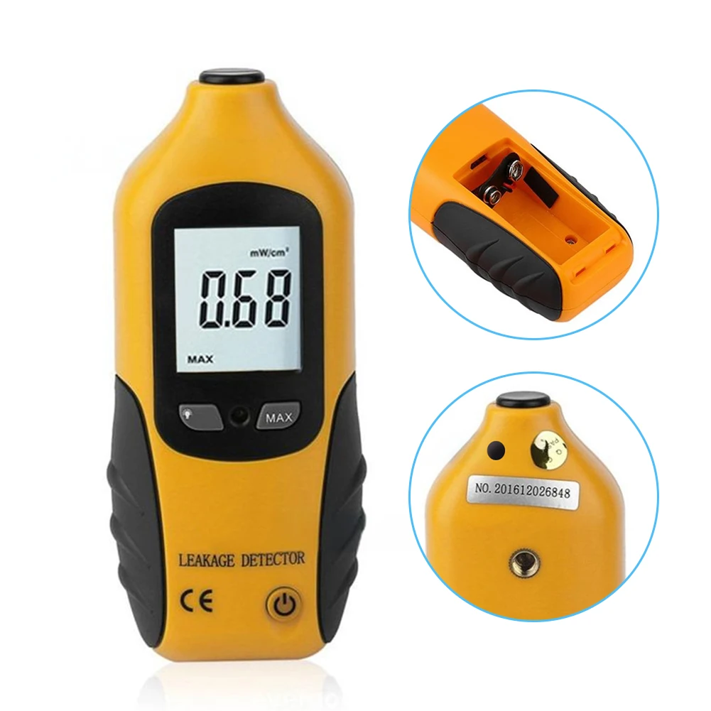 Microwave Leak Detector 2450MHz Digital LCD Display Backlight Radiation Detector EMF Meter Microwave Tester Power Tools Parts