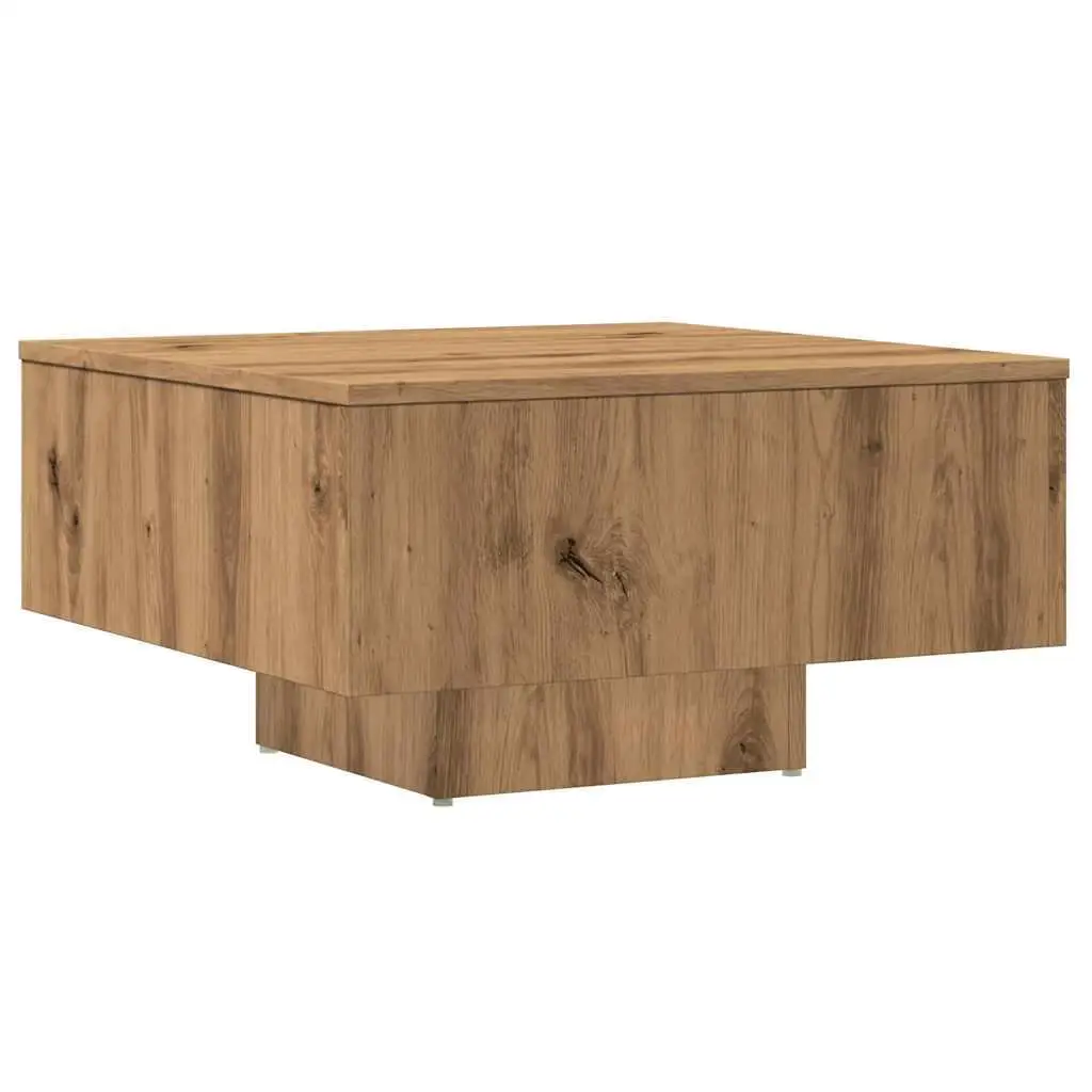 Artisan Oak Engineered Wood Coffee Table Modern Design Living Room Furniture Stylish Home Decor