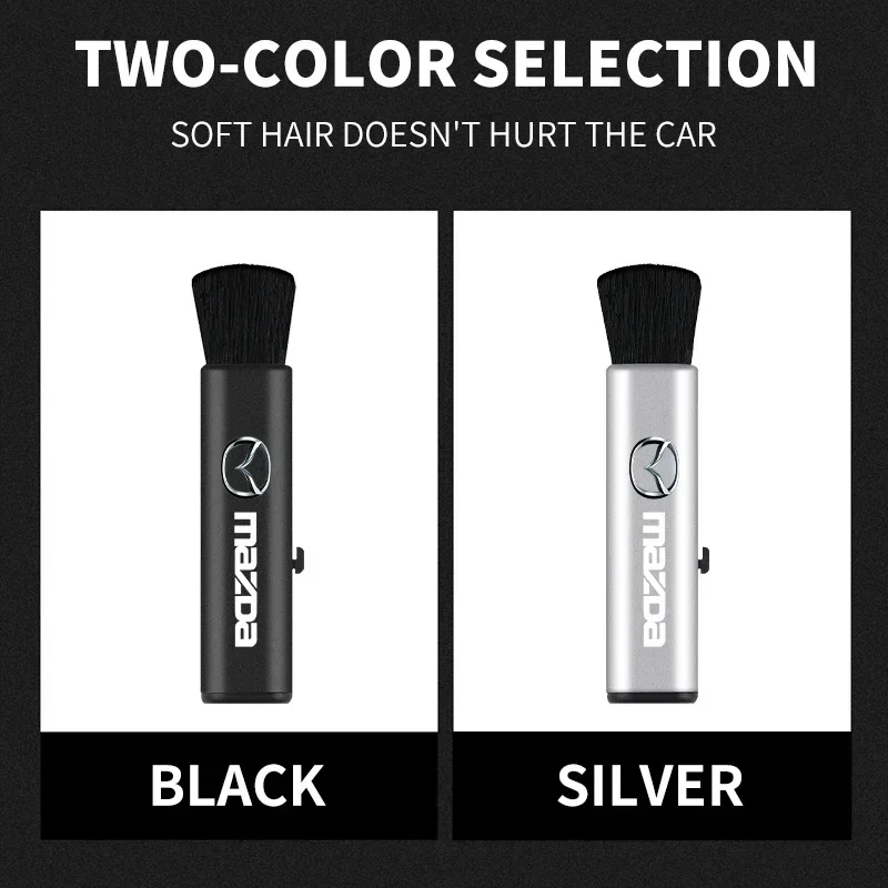 Car Interior Cleaning Tool Outlet Soft Brush Artifact Brush For Mazda 2 3 6 CX5 CX3 CX6 RX7 MX5 CX9 CX7 Emblems Car Accessories