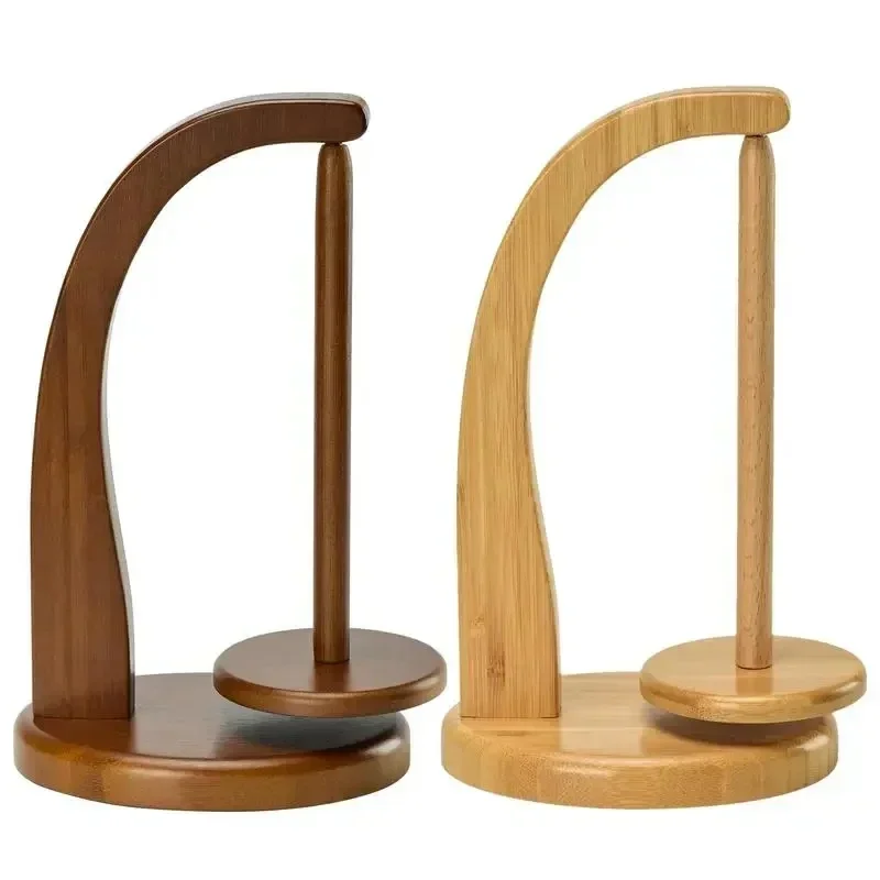 

Wooden Yarn Holder Spinning Knitting Tools Crochet Yarn Holder Rotating Magnetic Thread Spool Wool Ball Winder Rotation Spinner