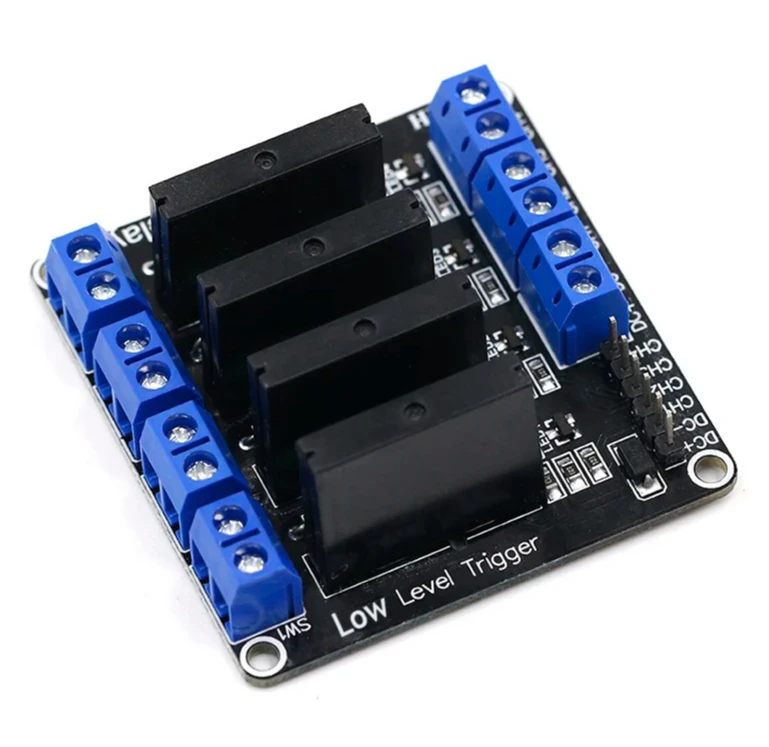 5 В, 12 В * 8-канальный твердотельный релейный модуль высокого/низкого уровня SSR G3MB-202P, выход 240 В, 2 А, с предохранителем резистора Arduino