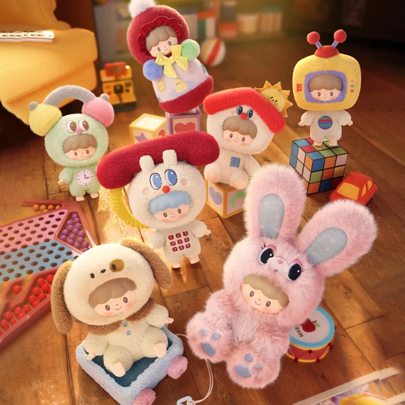 

Zzoton Retro Toys Series Childhood Time Machine Pvc Toys Blind Box Star Hanging Rope Accessories Cute Doll Mystery Box Fun Gifts