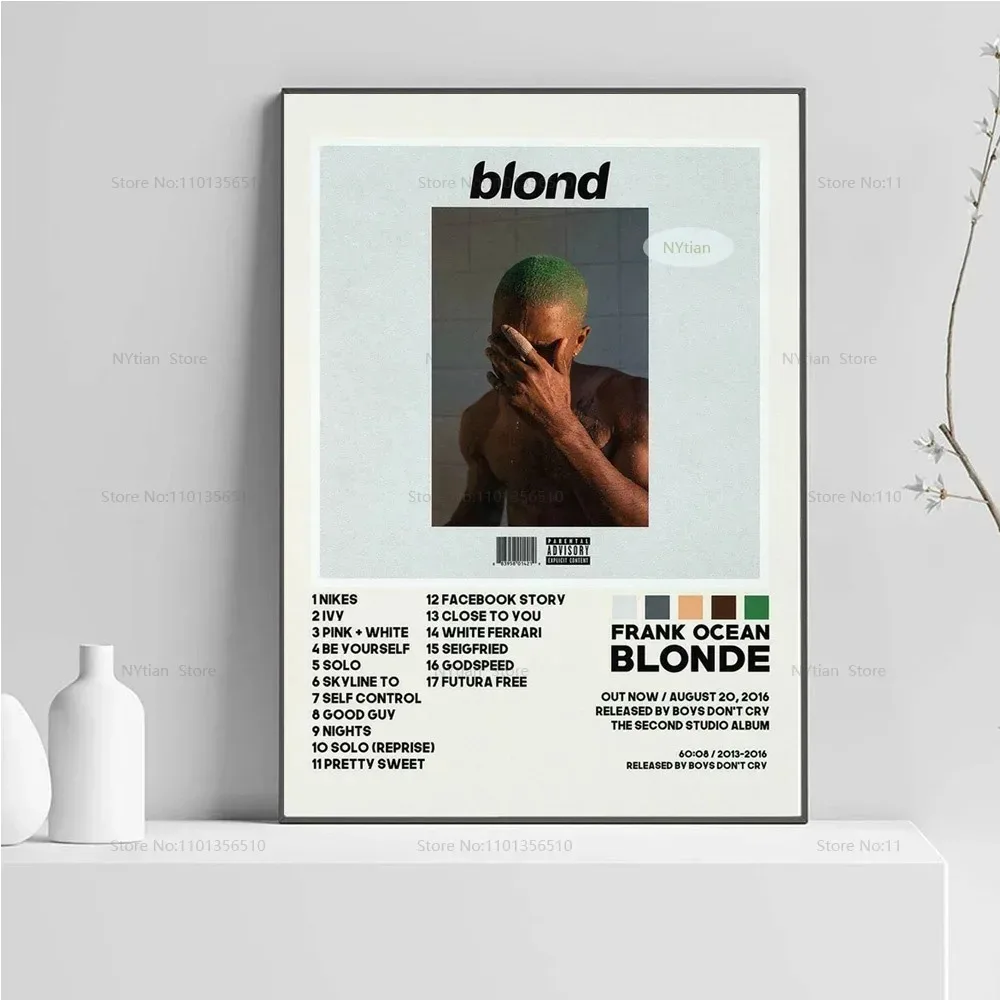 NT1499 Frank Posters Blonde Ocean Nostalgia Ultra Music Album Poster Prints Wall Art Picture Canvas Painting For Home Room Decor