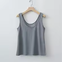 Tank Top Essential Sleeveless Casual Womens Lightweight Soft - Deep Grey