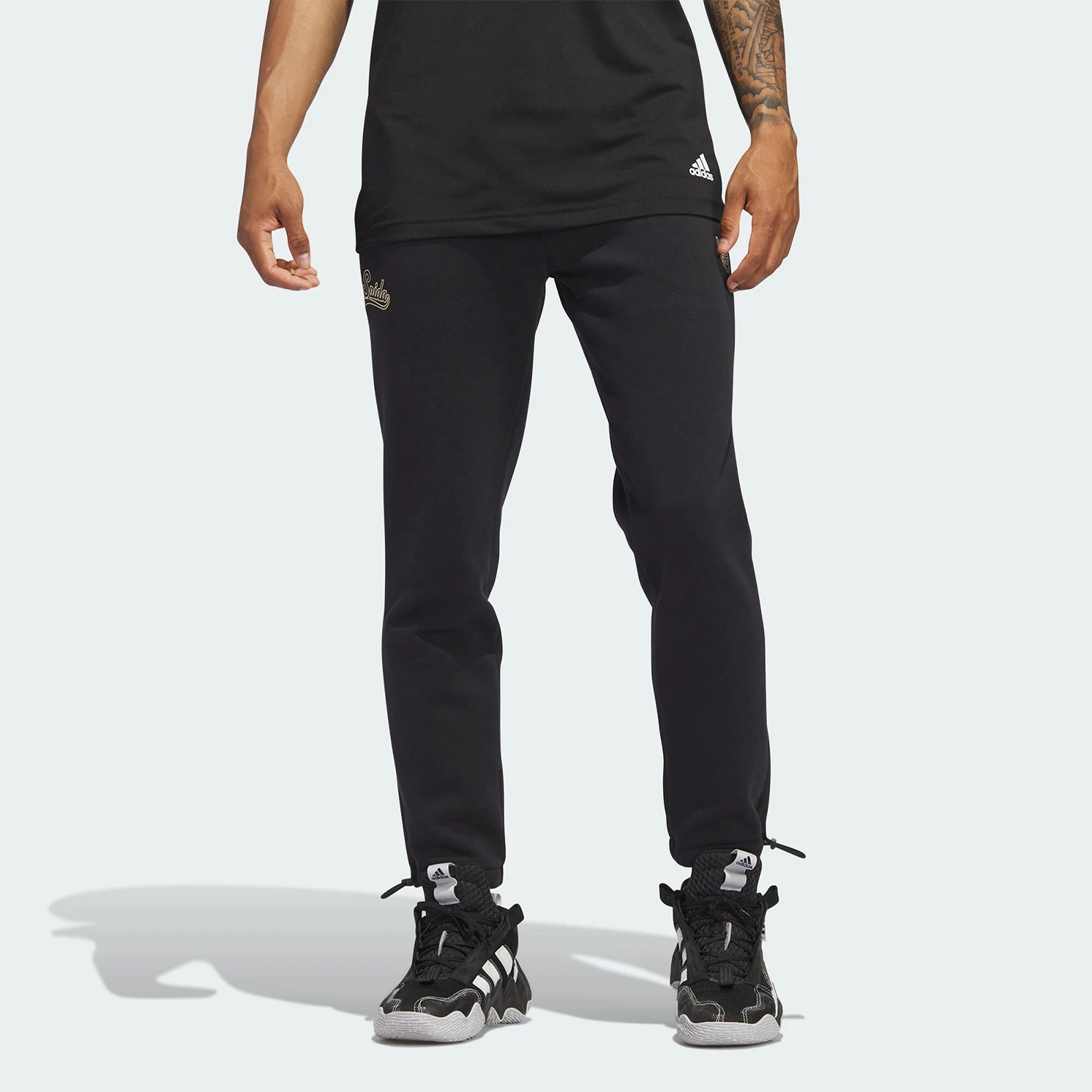 

Adidas genuine genuine New Men's Knitted Fleece Breathable Sport Pants IJ0283