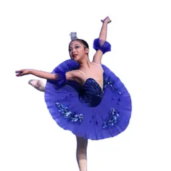 Dance Favourite Ballet Tutus BLL027 Royal blue ballet leotard 7 layers ballet tutu ballerina performance ballet costumes