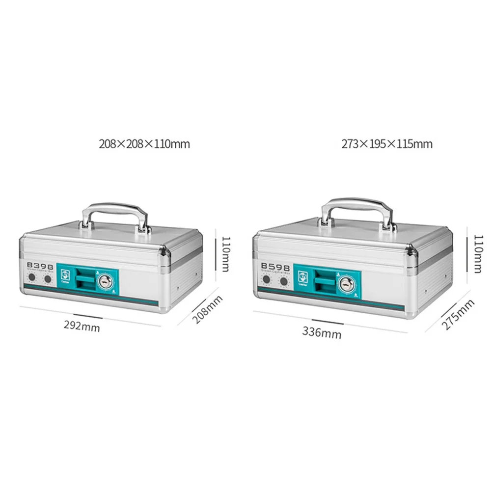المحمولة صندوق النقود المعدنية حقيبة للتخزين لشيكات إيصالات العملات المعدنية مفاتيح خواتم المنظم مقبض مقاوم للصدأ #6