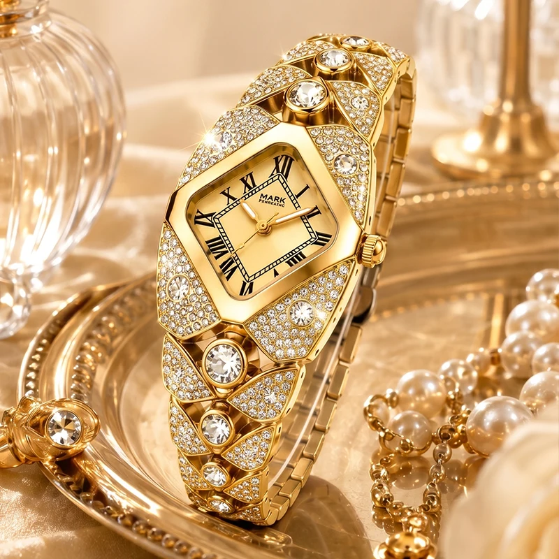 Mark Fairwhale's new high-end luxury women's quartz wristwatch with water and rust resistance features Reloj Hombre