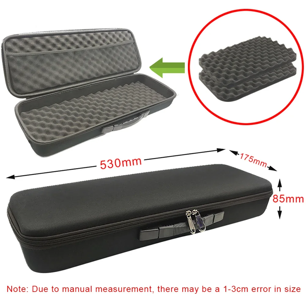 Hard Storage Box DIY Foam Shockproof Customized Travel Bag Zipper Box Case Camera Collection Bag For Outdoor Tool Accessories image 3