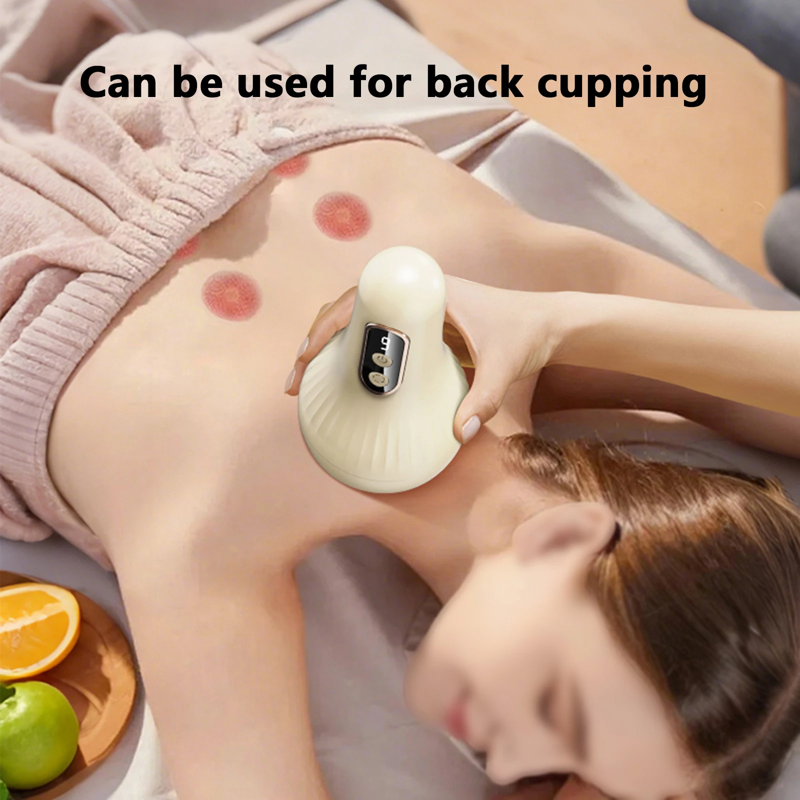 Intelligent Rechargeable Electric Cupping Massage Device | Gua Sha Massage Device, 1200mAh Rechargeable | Suitable for Home Use