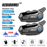 X1 Plus Motorcycle Helmet Intercom Bluetooth for 2 Rider 1000M Intercomunicador Moto Interphone Waterproof Wireless Headset