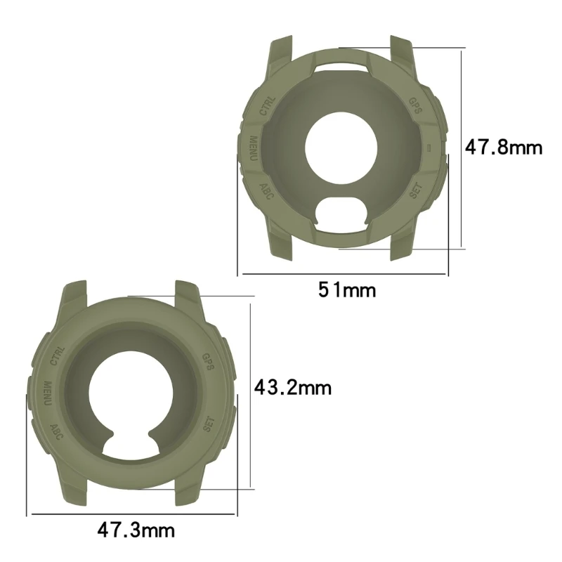 Защитная оболочка корпуса для Wwatch 40 мм 45 мм легко установить и удалить .066A