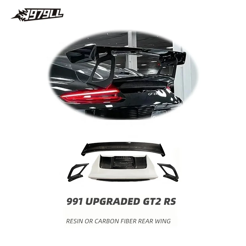 

Автомобильный Bodykit, задний спойлер из углеродного волокна, крыло 2012-2018 991, обновление до GT2 RS, комплекты кузова, хвостовое крыло, крышка багажника для Porsche 911 991