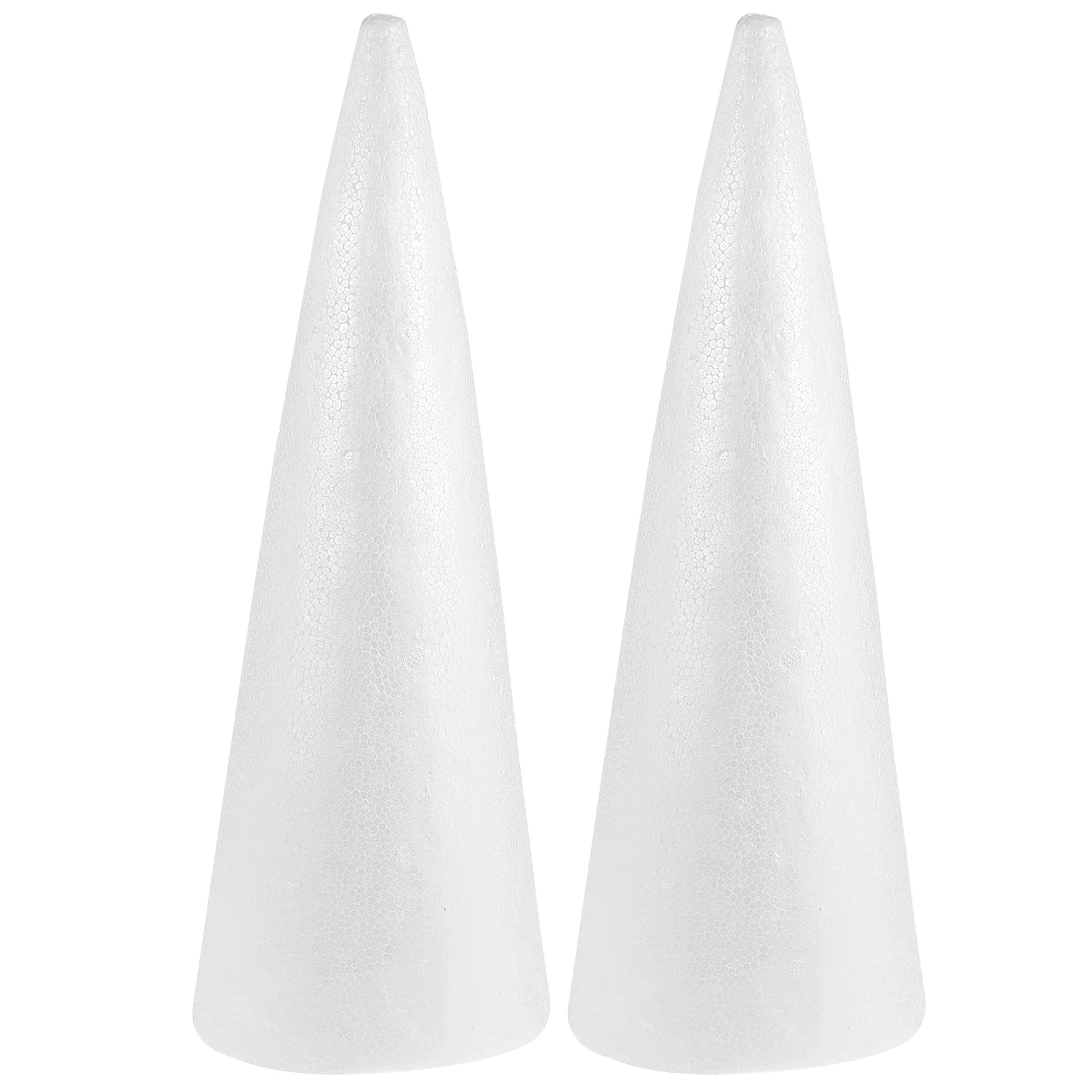 

2 Pcs Ornament Cone DIY Artificial Christmas Tree Foam Ball Craft Children Kids Playset Outdoor