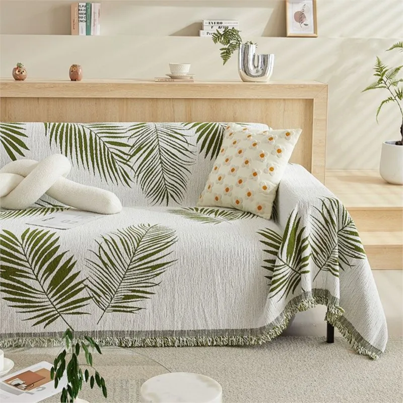 

Nordic Style Sofa Towel Four Seasons Universal Anti Cat Scratch Sofa Cover Living Room All Inclusive Dustproof Sofa Cover ZG867