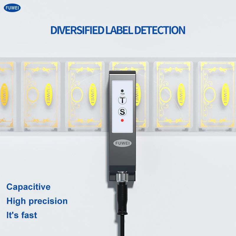 FUWEI FGU07-100 Electric Eye Slot Type Transparent Label Sensor for Labeling Machines 0.7mm Detection