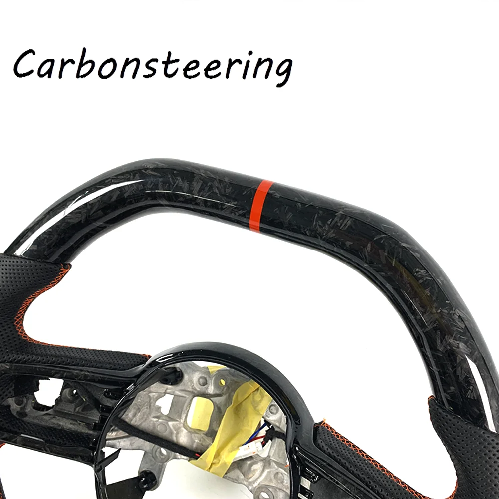 Premium Forged Carbon Fiber Steering Wheel for Jeep Wrangler JL JLU 392 Rubicon 2018+ Sport Off Road Custom Interior Upgrade
