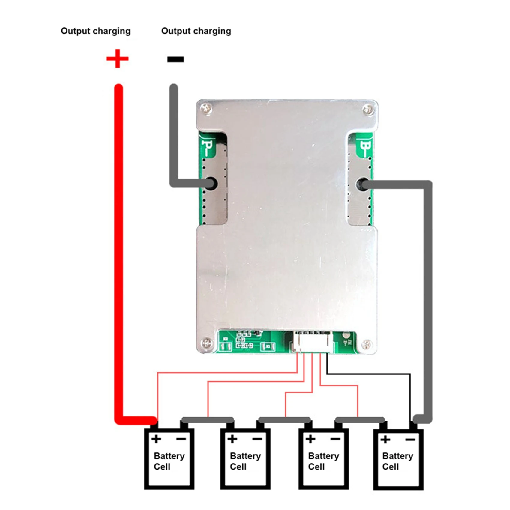 4S 12V 800A LiFePO4 Lithium Battery Charger BMS Protection Board with Power Battery Balance/Enhance PCB Protection Board