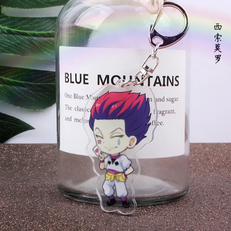 Anime HUNTER×HUNTER GON·FREECSS Killua Zoldyck Kurapika Hisoka Meruem Kite Keychain Accessories Cosplay Cartoon Badge