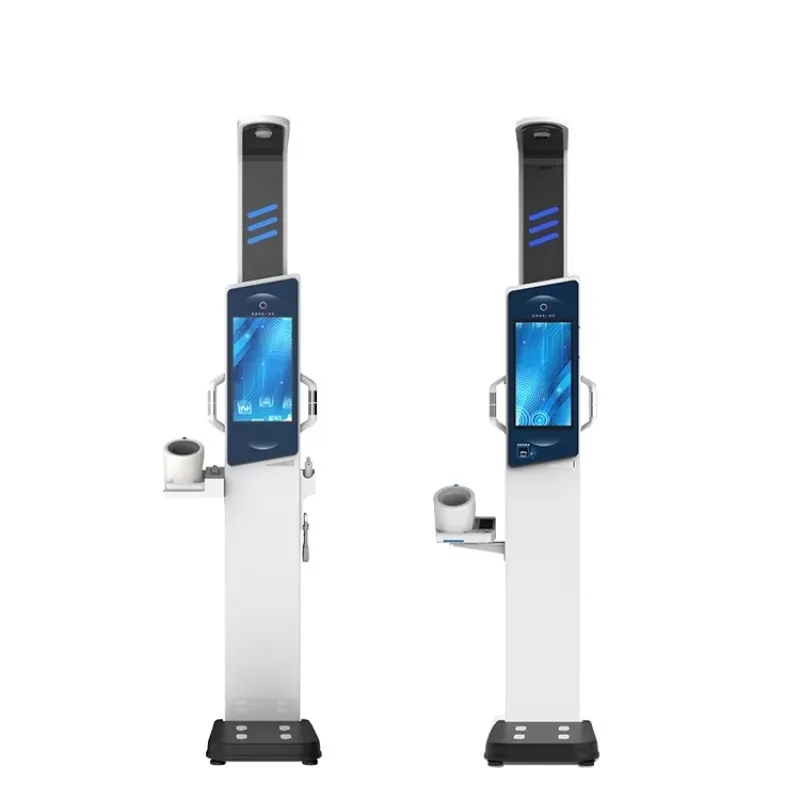Mechanical Steel Scale Multi-Function Coin-Operated Height Weight Body Fat Analyzer with LCD Display for Pharmacy Use