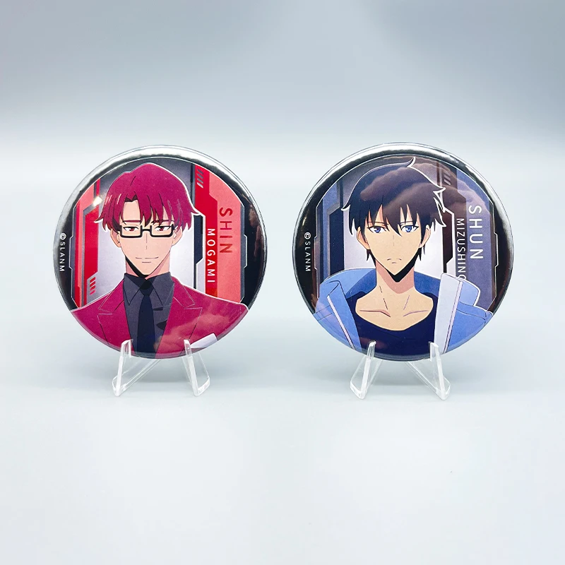 Anime Solo Leveling Cartoon Style Badge Funny Brooches on Backpack Clothes Handmade Round Enamel Pins for Jewelry Gift Accessor