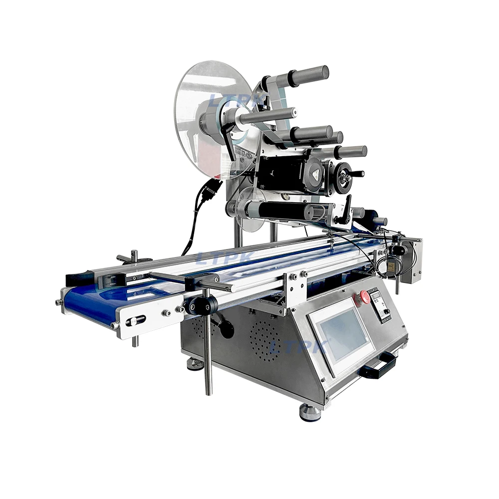 

LT-160 Hete Verkoop Hoge Snelheid Print Desktop Automatische Platte Enkele Zijde Fles Sticker Oppervlak Plastic Zak Zak Etikette
