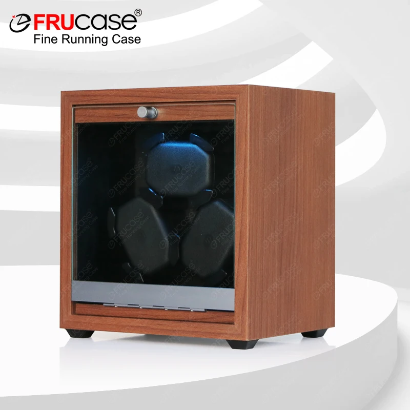 FRUCASE Watch Winder for automatic watches automatic winder for 3 watches Watch Box