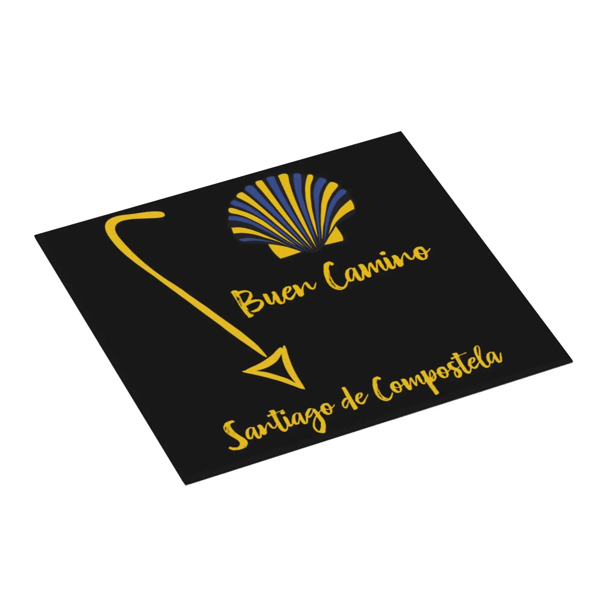 Buen Camino De Santiago Non Slip Kitchen Counter Protector Mat Barware Tableware Reusable Compostela Peregrino Mat For Kitchen