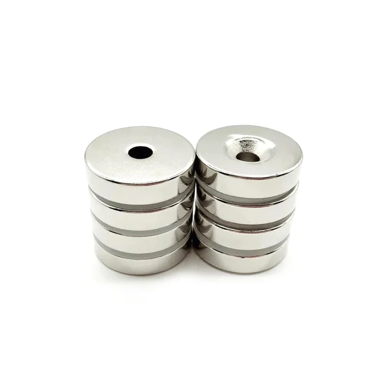 30x10-6 Powerful Magnets 30*10 Hole 6mm Permanent Round Countersunk Neodymium Magnetic Magnet 30X4-5mm 30*3-5 30x5-5 30x8-6 mm