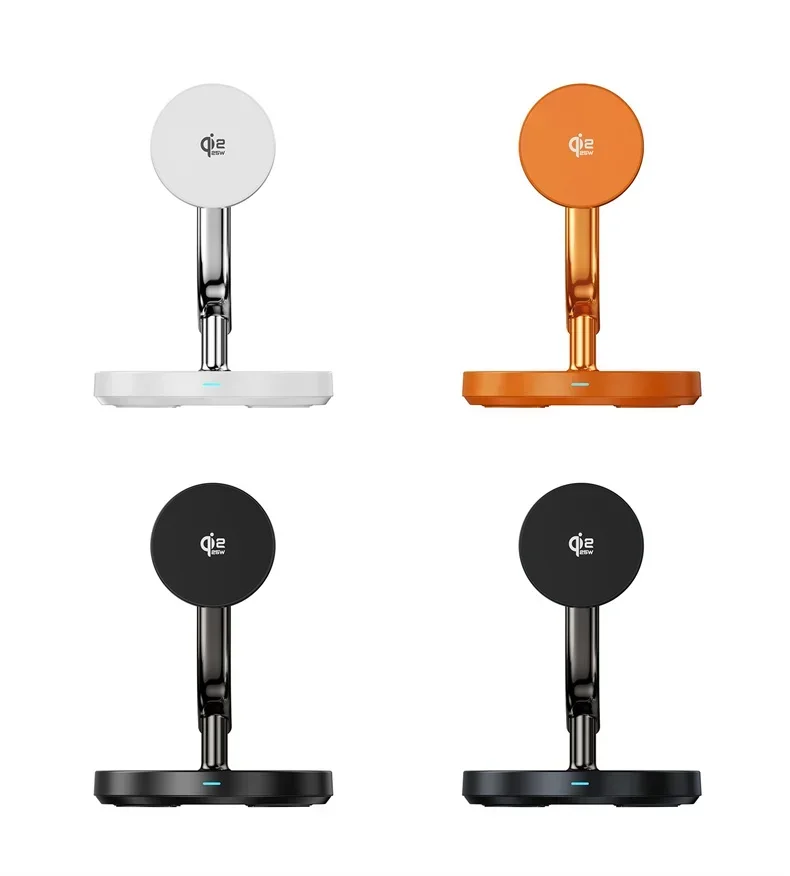 Qi2 25W TEC Kühlventilator Nachtlicht Magnetische Kabellose Ladestation für iPhone 17 Pro Max Samsung Apple Watch 2-8 SE Airpods Pro – Detail 13