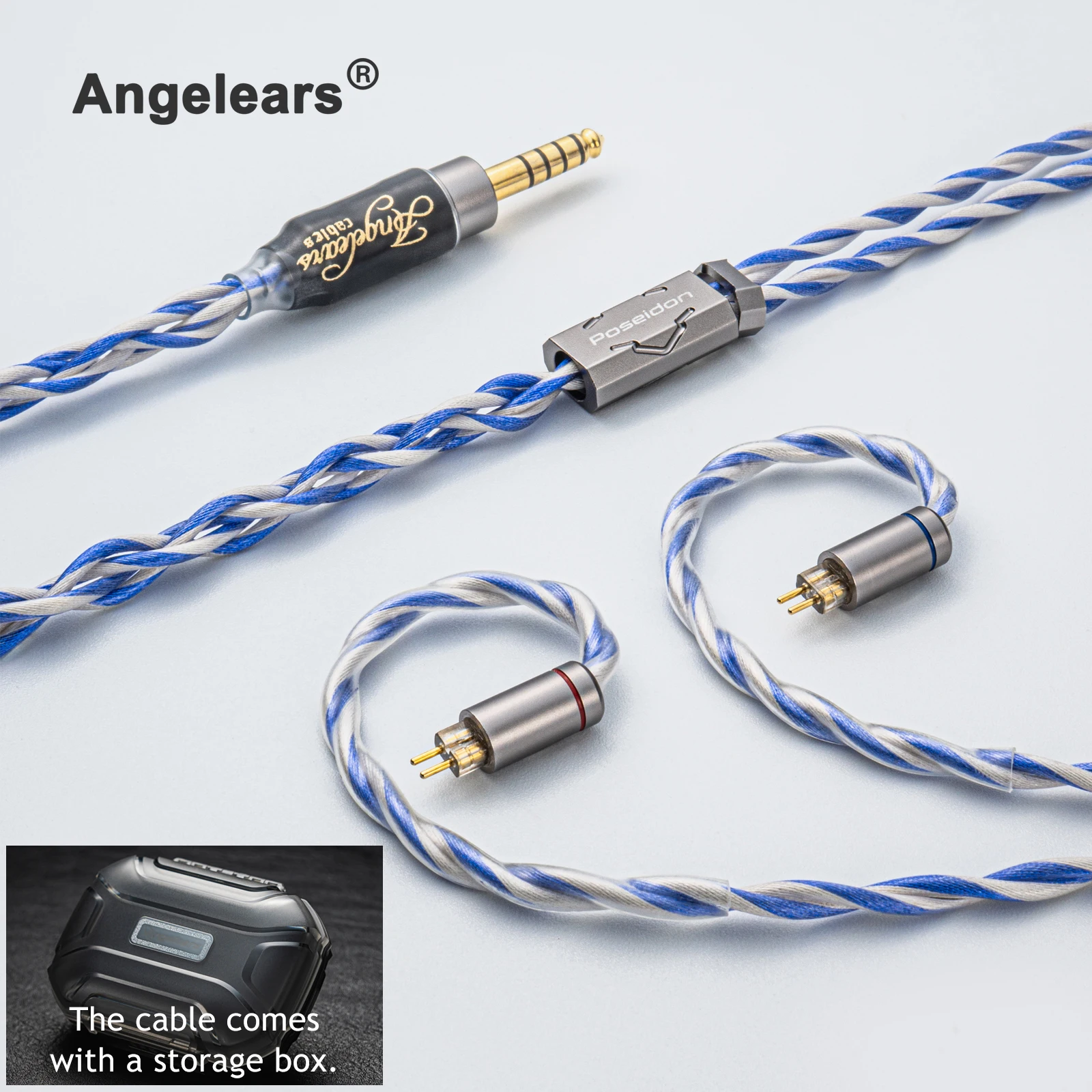 

Angelears Poseidon (матовый) Furukawa OFC + графен + посеребренный медный кабель для наушников Furukawa, аксессуары для наушников IEMS