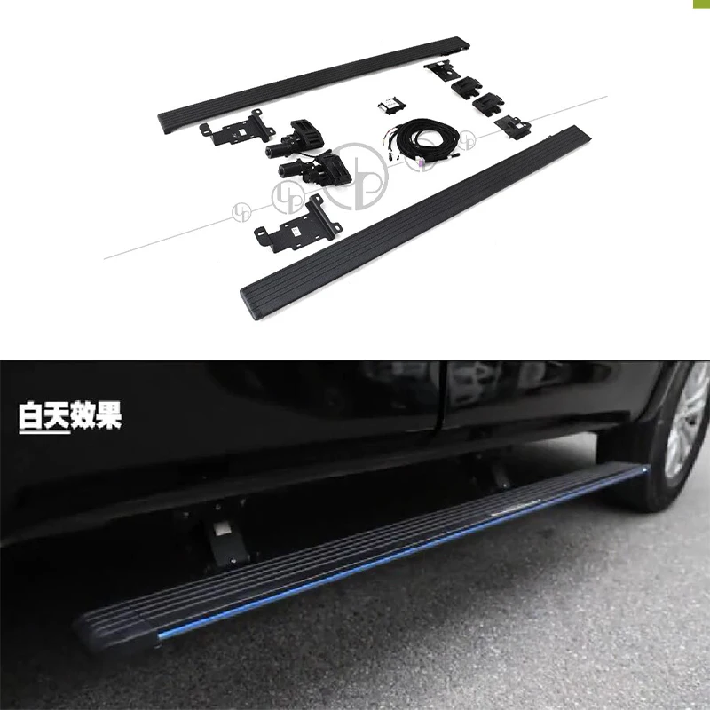 

2021-2023 Year Range Defender Electric Side Step 90/110 LED Pedal Aluminum Auto Running Board Car Accessories Parts