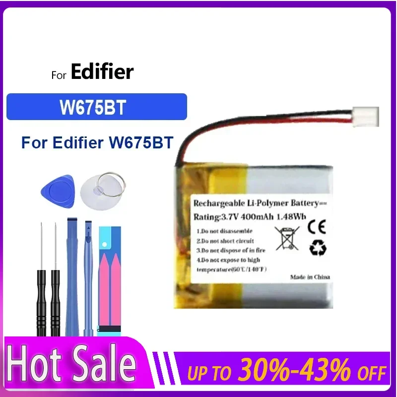 400mAh/1800mAh Battery For Edifier W675BT W855BT W860NB W800BT Headphone Headset