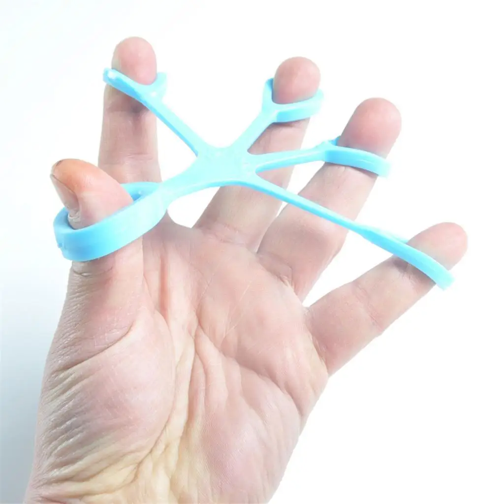 

Finger Resistance Bands TPR Rubber Hand Strengthener Exerciser Band for Muscle Power Training and Hand Rehab