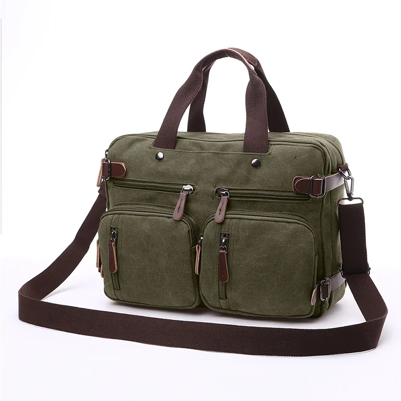 Vintage Leinwand Männer Reise Aktentasche Große Kapazität Business Handtasche männer Casual Reise Seesäcke Laptop Rucksack Einkaufstasche