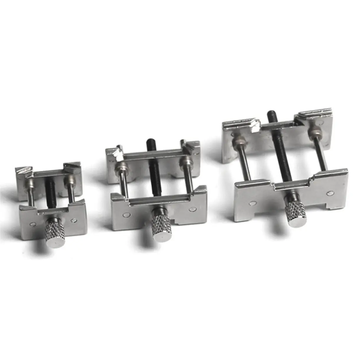 3 PCS Metal Reversible Watch Movement Holder Watch Repair equipment Metal
