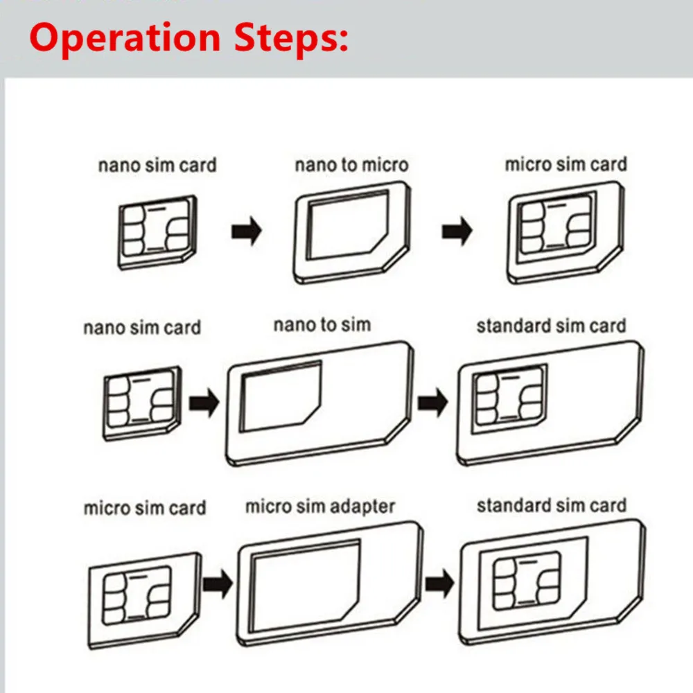 100PCS Nano sim smartphone restoration card holder mobile phone card holder 4-in-1 mobile phone card holder neutral card slot