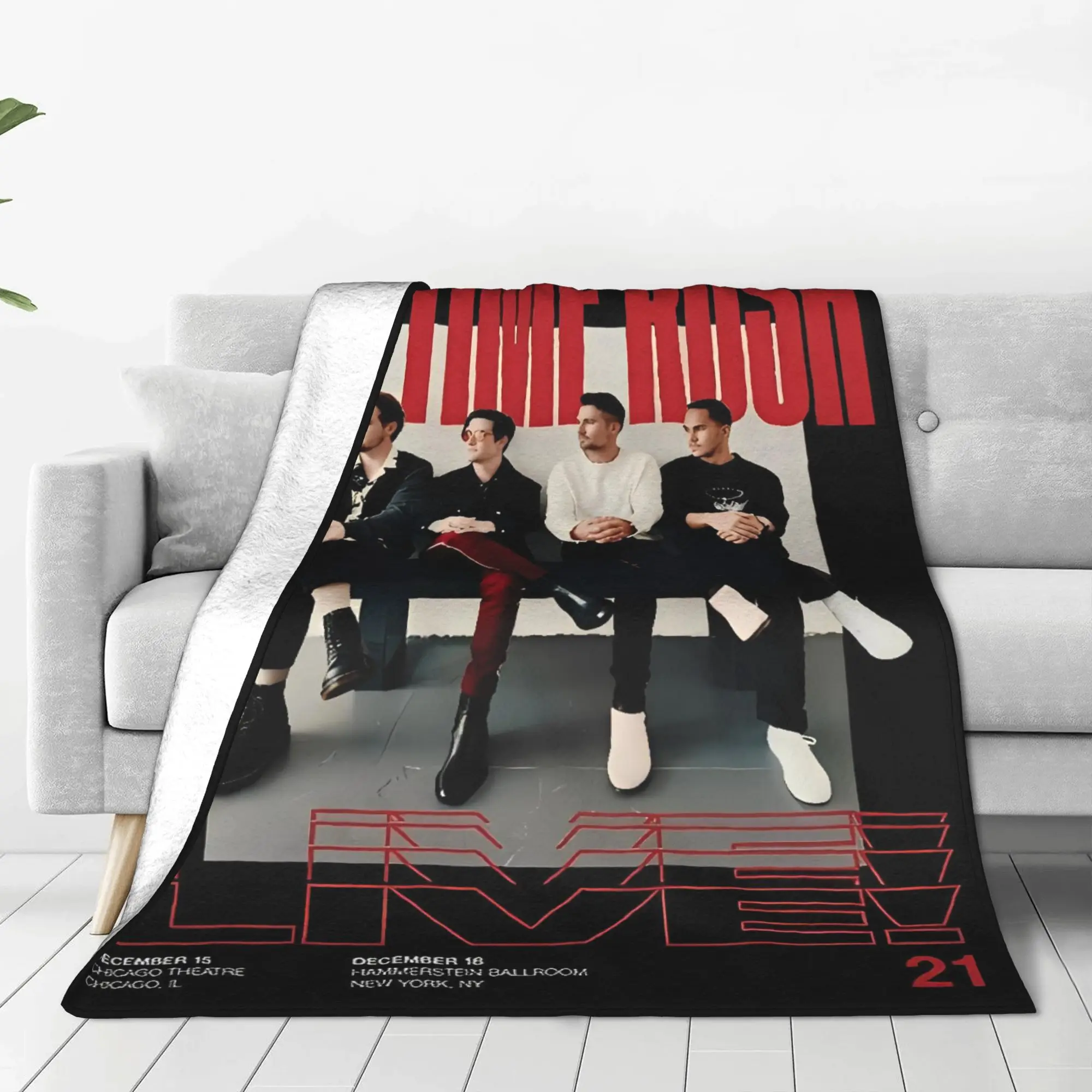 BTR In Real Life Worldwide 2025 Tour Warm Soft Blanket  Boy Girl Plush Throw Blanket Couch Bed Flannel Bedspread Sofa Bed Cover