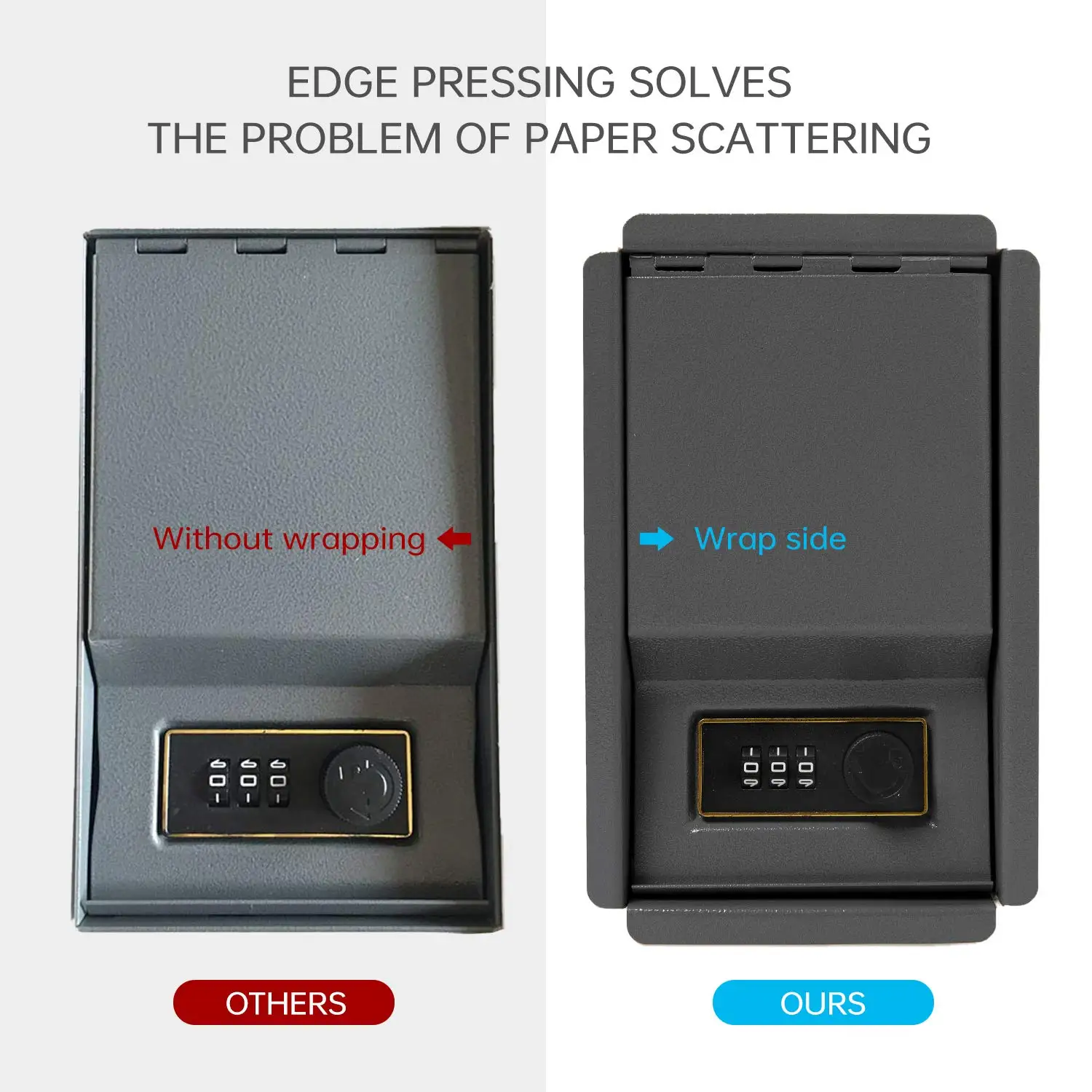 Genuine Paper Transfer Book Safe Box Secret Hidden Safe Combination Lock Included Metal Safe Box and Protect Your Valuables