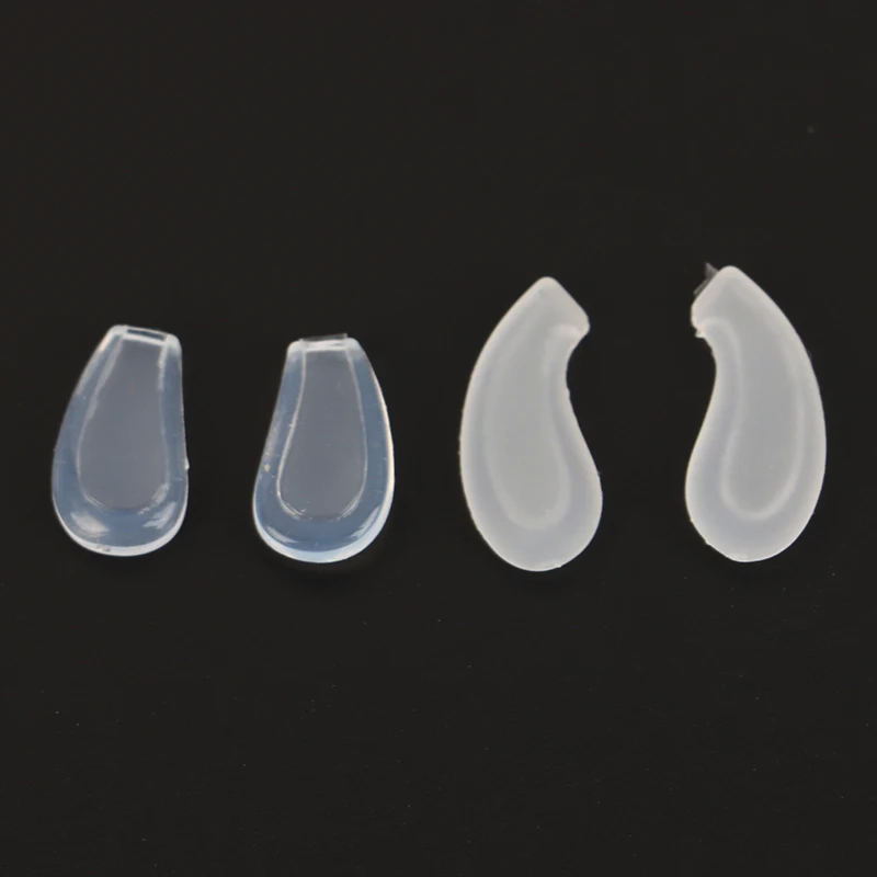10pairs Silicone Eyeglasses Glasses Nose Pads Optical Frame Repair Accessory Part Push In Insert