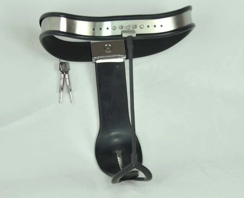Nuovo modello femminile T curva regolabile in vita cintura di castità in acciaio inossidabile dispositivo previene la masturbazione difetto foro giocattolo del sesso Bdsm