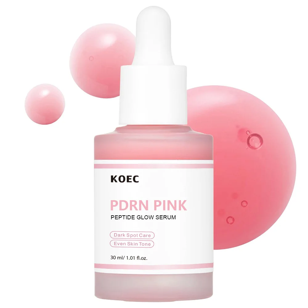 Salmon PDRN Collagen Peptide Face Ampola Skin Booster 0.25mm Microneedle Serum Dull Skin Boosts Elasticity Skin Repair Skincare view 6