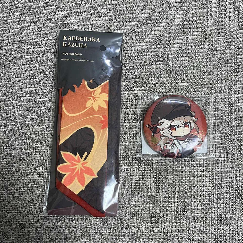Sunsyea Official Genshin Impact Merch From miHoYo Kazuha Theme Series Badge Hairband Set